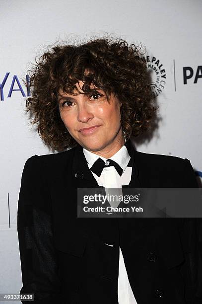 Jill Soloway attends PaleyFest New York 2015 "Transparent" at The Paley Center for Media on October 19, 2015 in New York City.