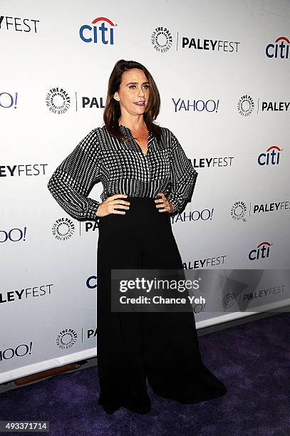 Amy Landecker attends PaleyFest New York 2015 "Transparent" at The Paley Center for Media on October 19, 2015 in New York City.