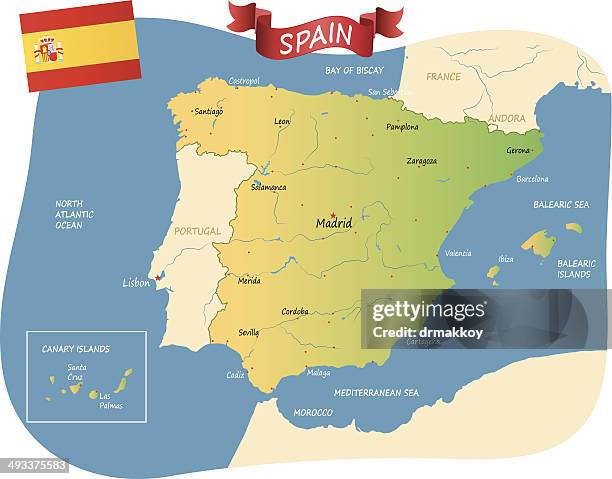 spain - barcelona beach stock illustrations