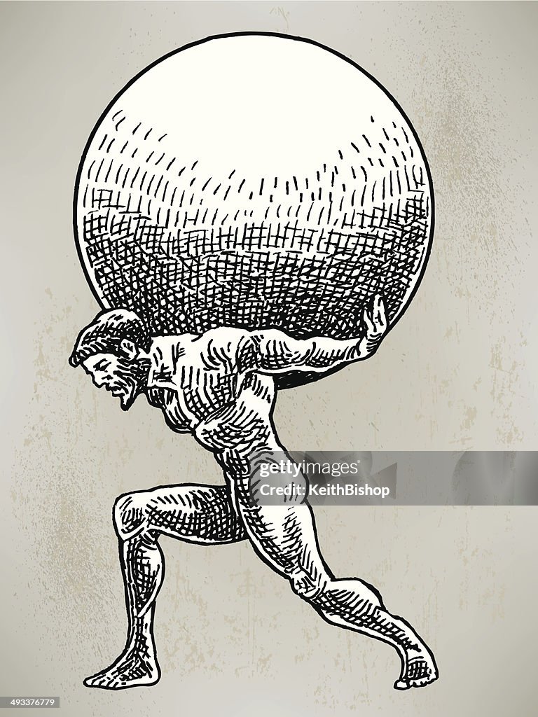 Atlas-Gewicht der Welt