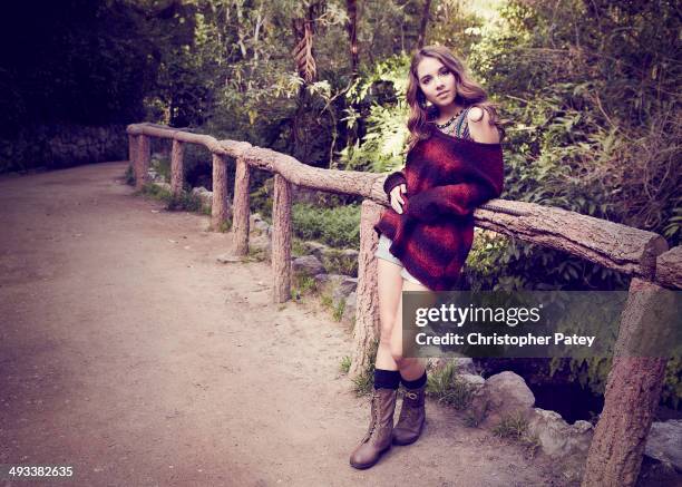 Actress Haley Pullos is photographed for Self Assignment on March 26, 2013 in Los Angeles, California.