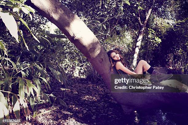 Actress Haley Pullos is photographed for Self Assignment on March 26, 2013 in Los Angeles, California.