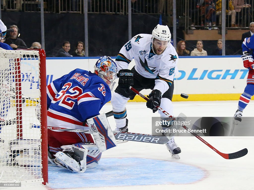 San Jose Sharks v New York Rangers