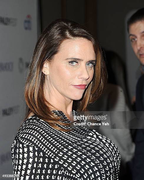 Amy Landecker attends PaleyFest New York 2015 "Transparent" at The Paley Center for Media on October 19, 2015 in New York City.