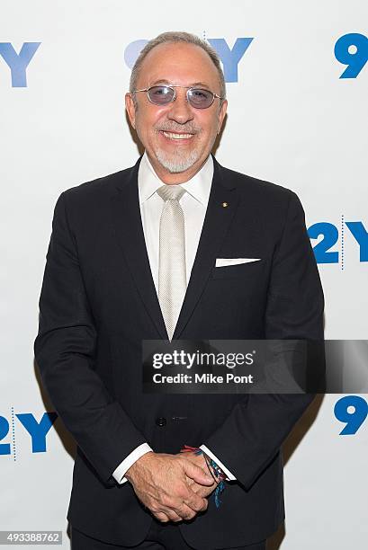 Emilio Estefan attends Gloria and Emilio Estefan in Conversation with Rita Moreno at 92nd Street Y on October 19, 2015 in New York City.