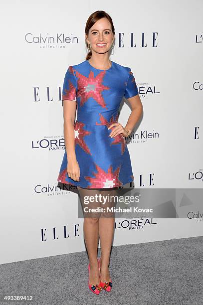 Actress Ahna O'Reilly attends the 22nd Annual ELLE Women in Hollywood Awards at Four Seasons Hotel Los Angeles at Beverly Hills on October 19, 2015...