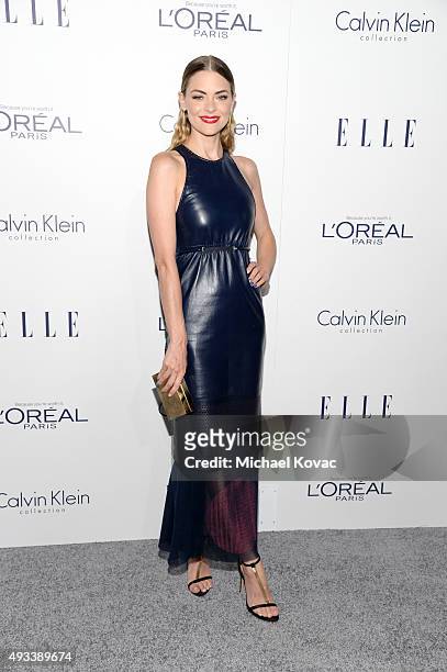 Actress Jaime King attends the 22nd Annual ELLE Women in Hollywood Awards at Four Seasons Hotel Los Angeles at Beverly Hills on October 19, 2015 in...