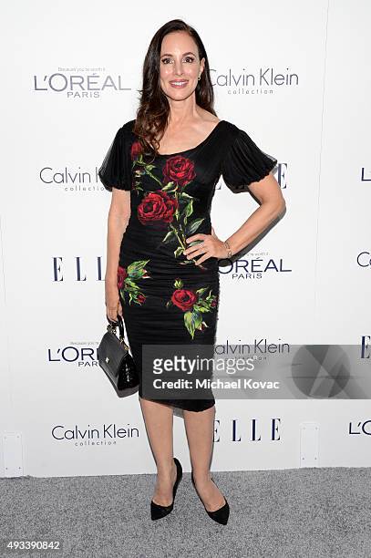 Actress Madeleine Stowe attends the 22nd Annual ELLE Women in Hollywood Awards at Four Seasons Hotel Los Angeles at Beverly Hills on October 19, 2015...