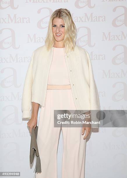 Casey Fremont attends Max Mara Spring/Summer 2016 Accessories Campaign Celebration at Four Seasons Restaurant on October 19, 2015 in New York City.