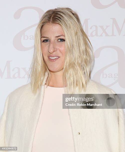 Casey Fremont attends Max Mara Spring/Summer 2016 Accessories Campaign Celebration at Four Seasons Restaurant on October 19, 2015 in New York City.