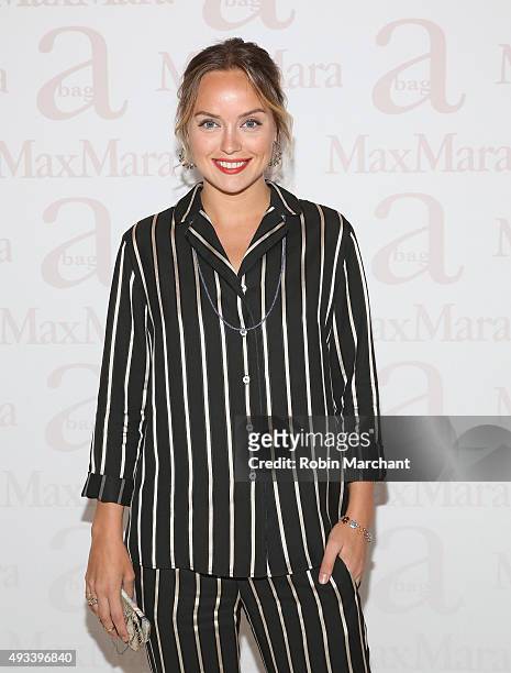 Kelly Bermel attends Max Mara Spring/Summer 2016 Accessories Campaign Celebration at Four Seasons Restaurant on October 19, 2015 in New York City.