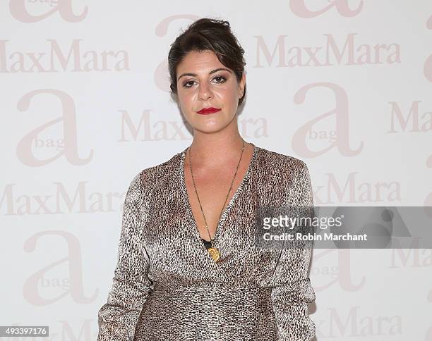 Maria Giulia Maramotti attends Max Mara Spring/Summer 2016 Accessories Campaign Celebration at Four Seasons Restaurant on October 19, 2015 in New...