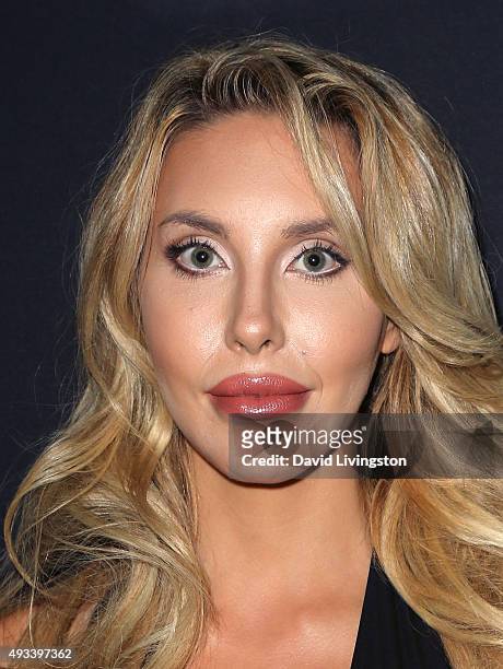 Actress/singer Chloe Lattanzi attends 'Dancing with the Stars' Season 21 at CBS Televison City on October 19, 2015 in Los Angeles, California.
