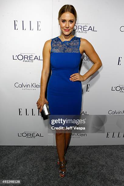Actress Julianna Guill attends the 22nd Annual ELLE Women in Hollywood Awards presented by Calvin Klein Collection, L’Oréal Paris, and David Yurman...