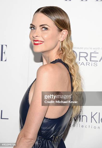 Actress Jaime King attends the 22nd Annual ELLE Women in Hollywood Awards at Four Seasons Hotel Los Angeles at Beverly Hills on October 19, 2015 in...