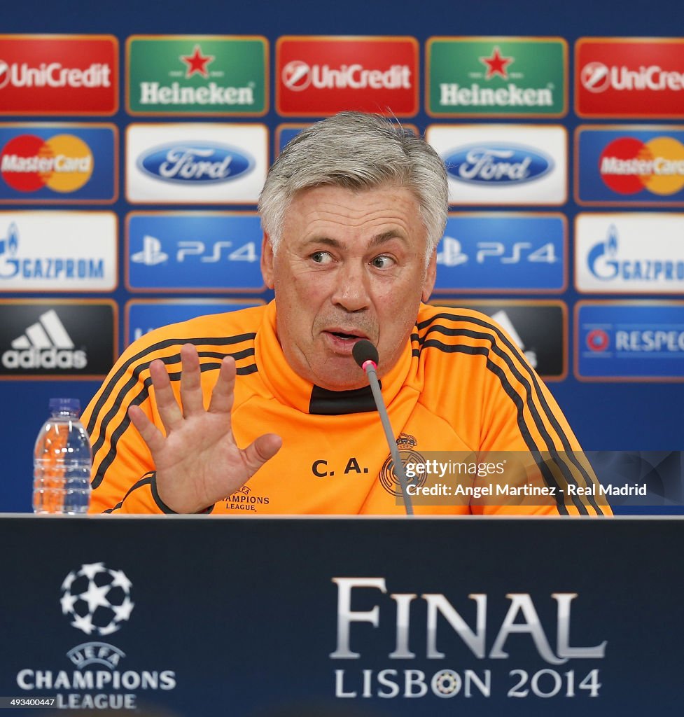 Real Madrid Press Conference - UEFA Champions League Final