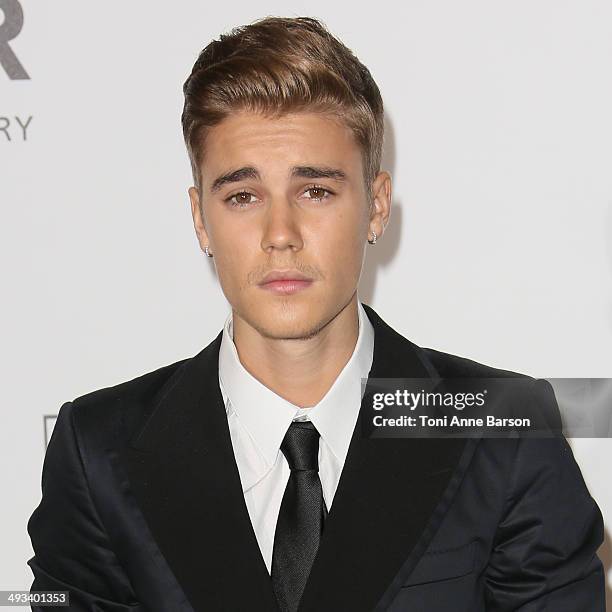 Justin Bieber attends amfAR's 21st Cinema Against AIDS Gala, Presented By WORLDVIEW, BOLD FILMS, And BVLGARI at the 67th Annual Cannes Film Festival...