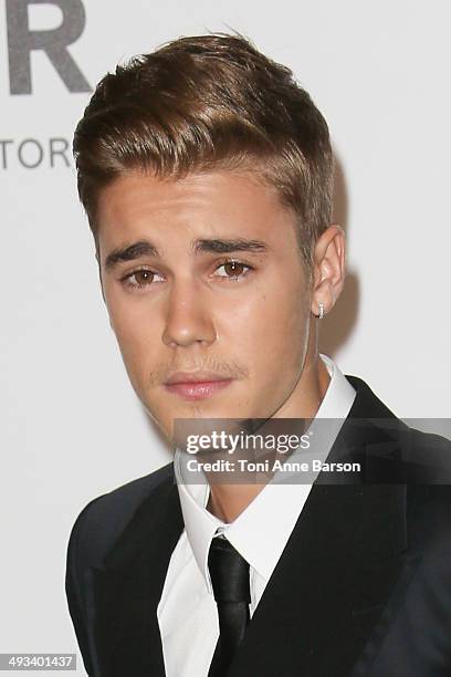 Justin Bieber attends amfAR's 21st Cinema Against AIDS Gala, Presented By WORLDVIEW, BOLD FILMS, And BVLGARI at the 67th Annual Cannes Film Festival...