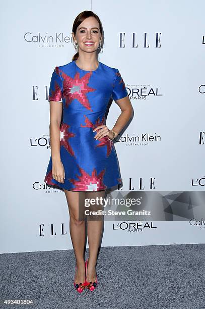 Actress Ahna O'Reilly attends the 22nd Annual ELLE Women in Hollywood Awards at Four Seasons Hotel Los Angeles at Beverly Hills on October 19, 2015...