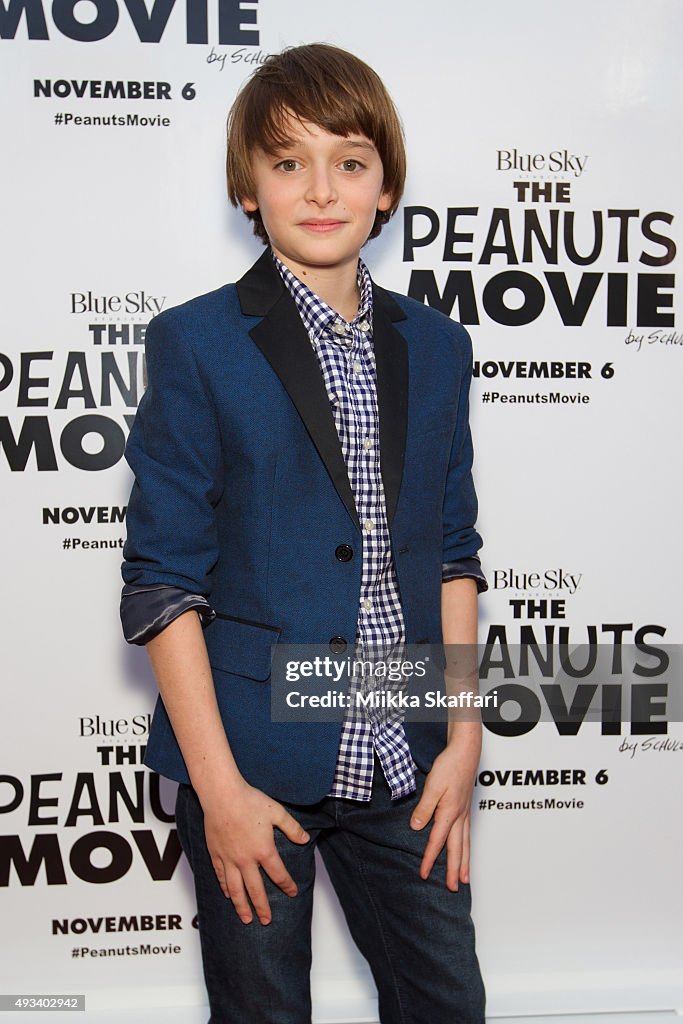 Actor Noah Schnapp Arrives At The Red Carpet Premiere Of The Peanuts actor-noah-schnapp-arrives-at-the-red-carpet-premiere-of-the-peanuts