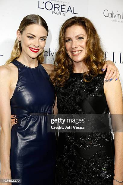 Jaime King and ELLE Entertainment Director Jennifer Weisel attend the 22nd Annual ELLE Women in Hollywood Awards presented by Calvin Klein...