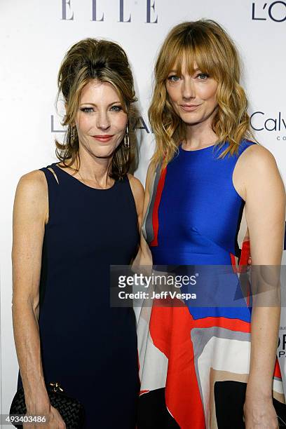 Editor-in-Chief Robbie Myers and actress Judy Greer attends the 22nd Annual ELLE Women in Hollywood Awards presented by Calvin Klein Collection,...