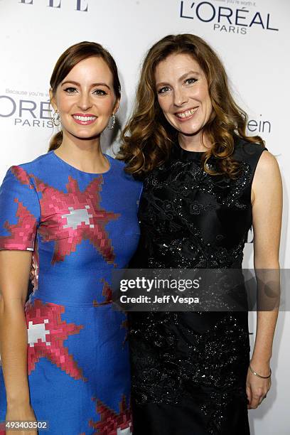 Actress Ahna O'Reilly and ELLE Entertainment Director Jennifer Weisel attend the 22nd Annual ELLE Women in Hollywood Awards presented by Calvin Klein...
