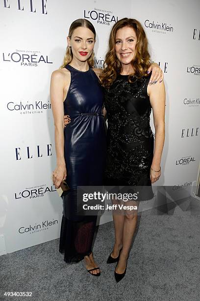 Jaime King and ELLE Entertainment Director Jennifer Weisel attend the 22nd Annual ELLE Women in Hollywood Awards presented by Calvin Klein...