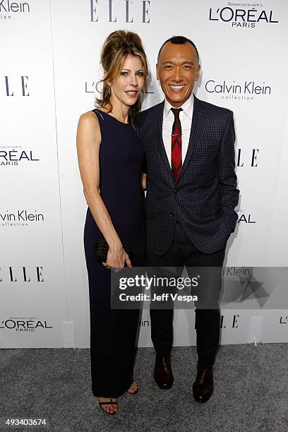 Editor-in-chief Robbie Myers and Yahoo! Style creative director Joe Zee attend the 22nd Annual ELLE Women in Hollywood Awards presented by Calvin...