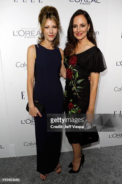 Editor-in-Chief Robbie Myers and actress Madeleine Stowe attend the 22nd Annual ELLE Women in Hollywood Awards presented by Calvin Klein Collection,...