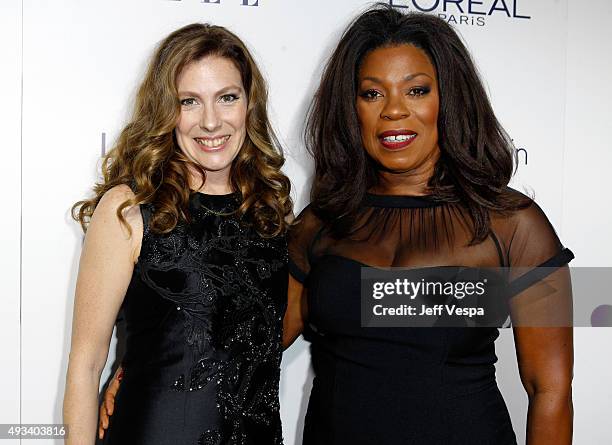 Entertainment Director Jennifer Weisel and actress Lorraine Toussaint attend the 22nd Annual ELLE Women in Hollywood Awards presented by Calvin Klein...