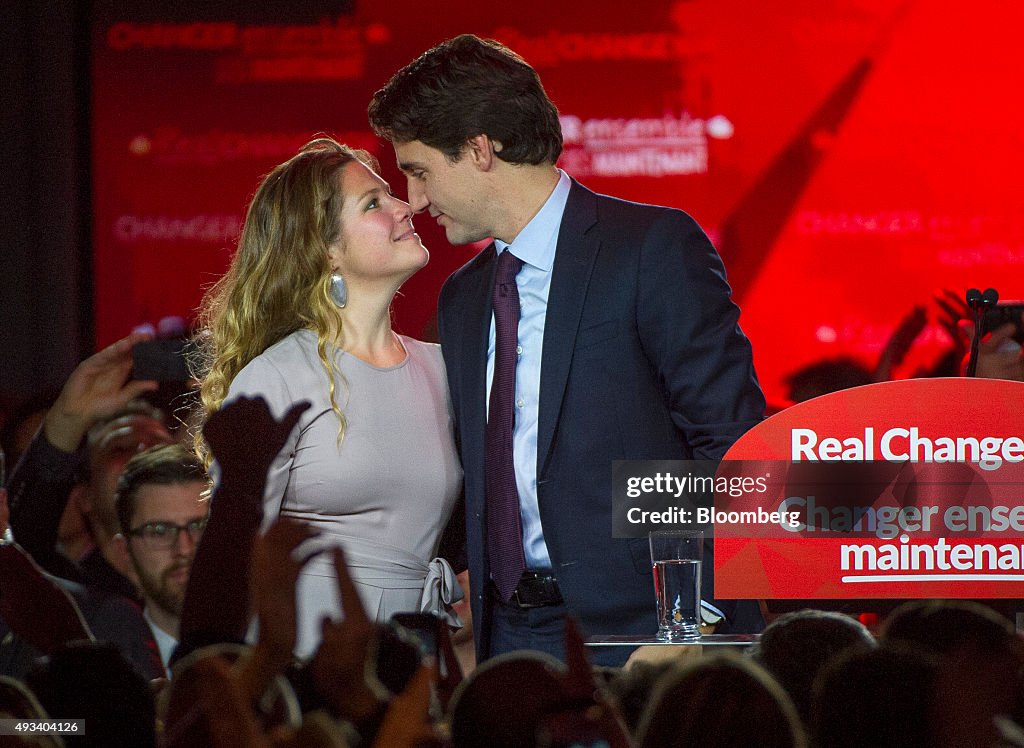 Inside The Liberal Party of Canada Leader Justin Trudeau Camp On Election Night