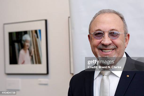 Musician/producer Emilio Estefan attends Gloria and Emilio Estefan In Conversation with Rita Moreno held at the 92nd Street Y on October 19, 2015 in...