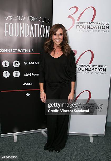 Actress Nikki Deloach attends The SAG Foundation's "Conversations" series presents MTV's "Awkward" at SAG Foundation Actors Center on October 19,...