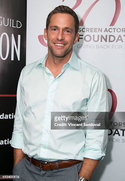 Actor Mike Faiola attends The SAG Foundation's "Conversations" series presents MTV's "Awkward" at SAG Foundation Actors Center on October 19, 2015 in...