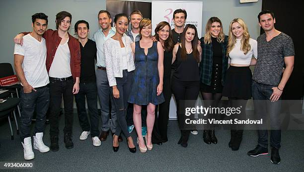 Actors Niko Pepaj, Evan Crooks, Wesam Keesh, Mike Faiola, Erinn Westbrook, Brett Davern, Ashley Rickards, Nikki Deloach, Beau Mirchoff, Jillian Rose...