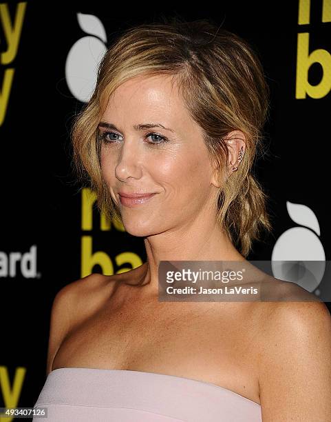 Actress Kristen Wiig attends the premiere of "Nasty Baby" at ArcLight Cinemas on October 19, 2015 in Hollywood, California.