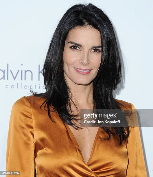 Actress Angie Harmon arrives at the 22nd Annual ELLE Women In Hollywood Awards at Four Seasons Hotel Los Angeles at Beverly Hills on October 19, 2015...