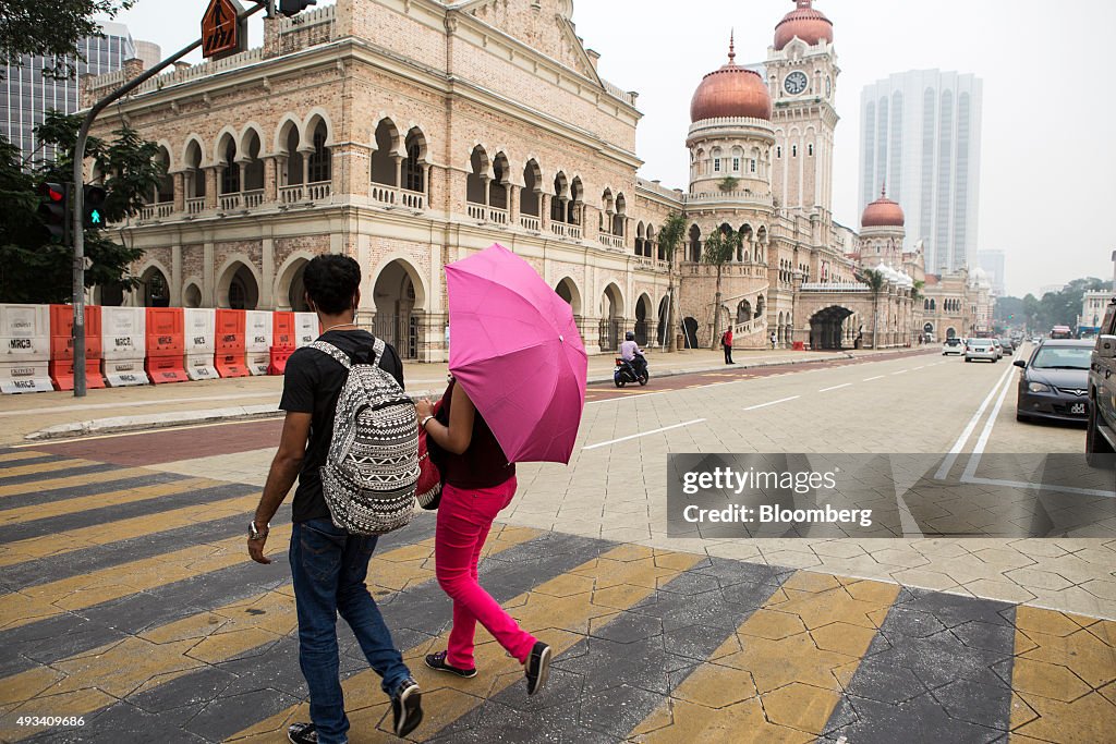 General Images Of The Capital As Haze Worsens