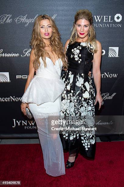 Victoria Bonya and Hofit Golan attend the 2015 Angel Ball at Cipriani Wall Street on October 19, 2015 in New York City.
