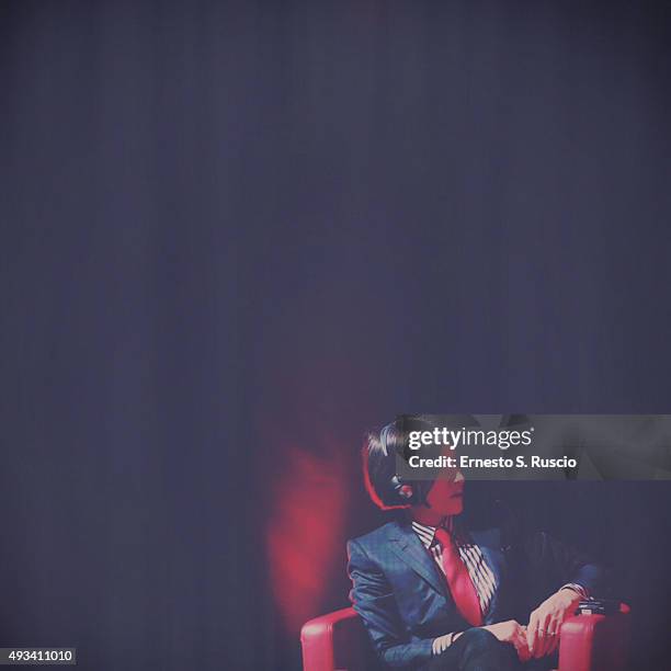 Donna Tartt meets the audience during the 10th Rome Film Fest on October 19, 2015 in Rome, Italy.