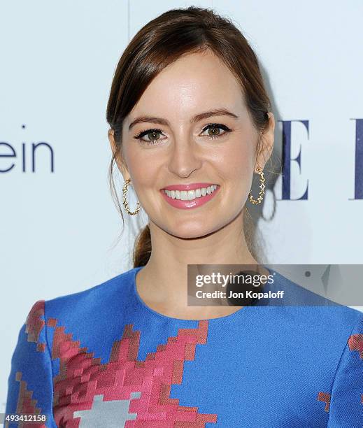 Actress Ahna O'Reilly arrives at the 22nd Annual ELLE Women In Hollywood Awards at Four Seasons Hotel Los Angeles at Beverly Hills on October 19,...