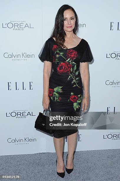 Actress Madeleine Stowe arrives at the 22nd Annual ELLE Women In Hollywood Awards at Four Seasons Hotel Los Angeles at Beverly Hills on October 19,...