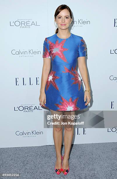 Actress Ahna O'Reilly arrives at the 22nd Annual ELLE Women In Hollywood Awards at Four Seasons Hotel Los Angeles at Beverly Hills on October 19,...