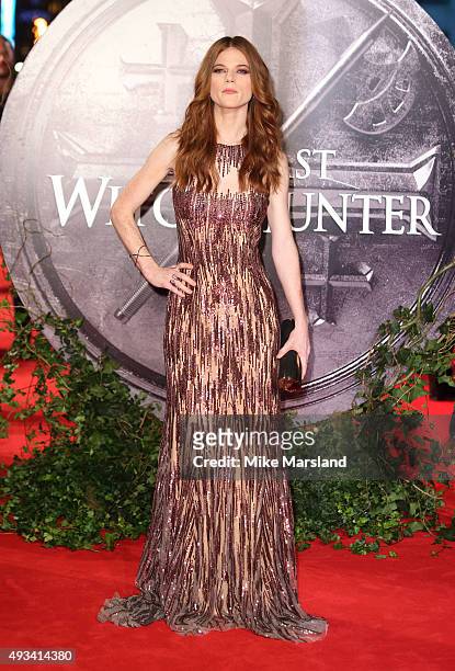 Rose Leslie attends the UK Premiere of "The Last Witch Hunter" at Empire Leicester Square on October 19, 2015 in London, England.