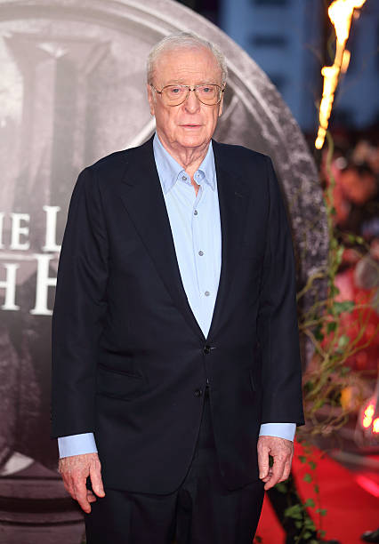 Michael Caine attends the UK Premiere of "The Last Witch Hunter" at Empire Leicester Square on October 19, 2015 in London, England.