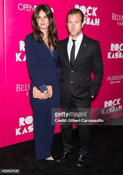 Actor Scott Caan and model Kacy Byxbee attend the 'Rock The Kasbah' New York Premiere at AMC Loews Lincoln Square on October 19, 2015 in New York...