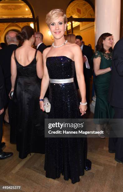 Wolke Alma Hegenbarth attends the 'Bayerischer Fernsehpreis 2014' at Prinzregententheater on May 23, 2014 in Munich, Germany.