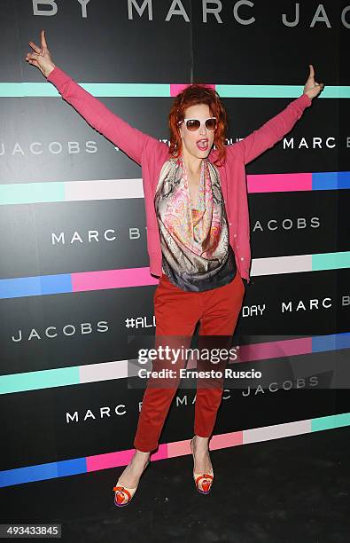 Simona Borioni attends the Marc By Marc Jacobs MbMJSunnies Party at Spazio 900 on May 23, 2014 in Rome, Italy.