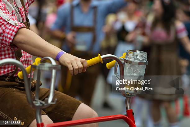 oktoberfest 2015 - blumenau - brazil - handlebar stock pictures, royalty-free photos & images